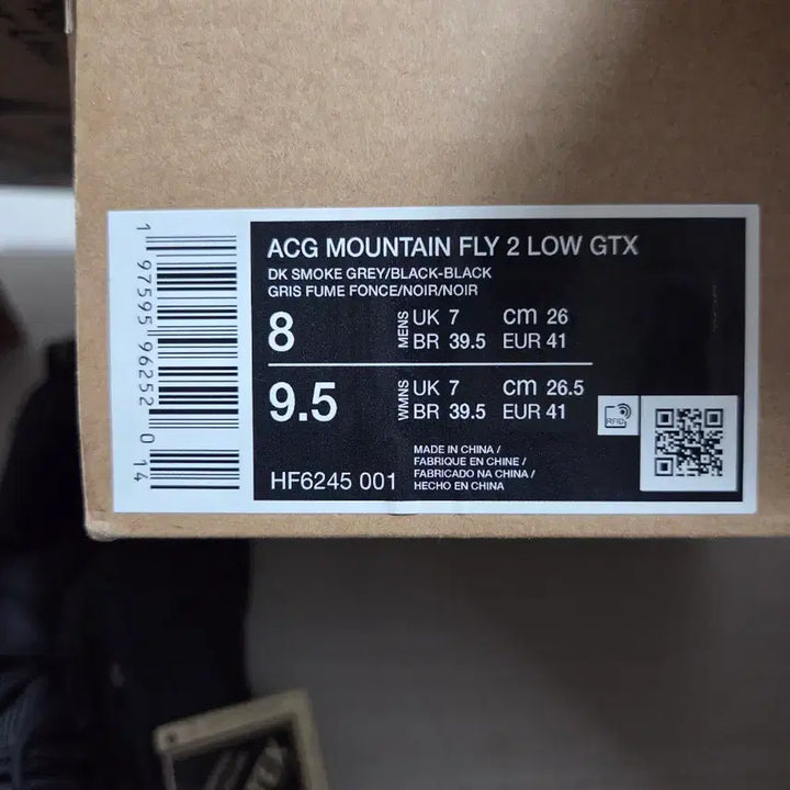 [BUNJANG] Nike ACG Mountain Fly 2 Low Gore-Tex Black / 나이키 ACG 마운틴 플라이 2 로우 블랙(hf6245)