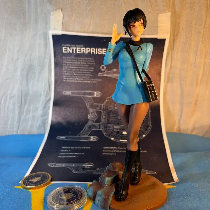 [BUNJANG] Star Trek Figure + Enterprise Ship &amp; U.S. Space Force / 스타트렉 피규어+엔터프라이즈호&amp;미국우주군
