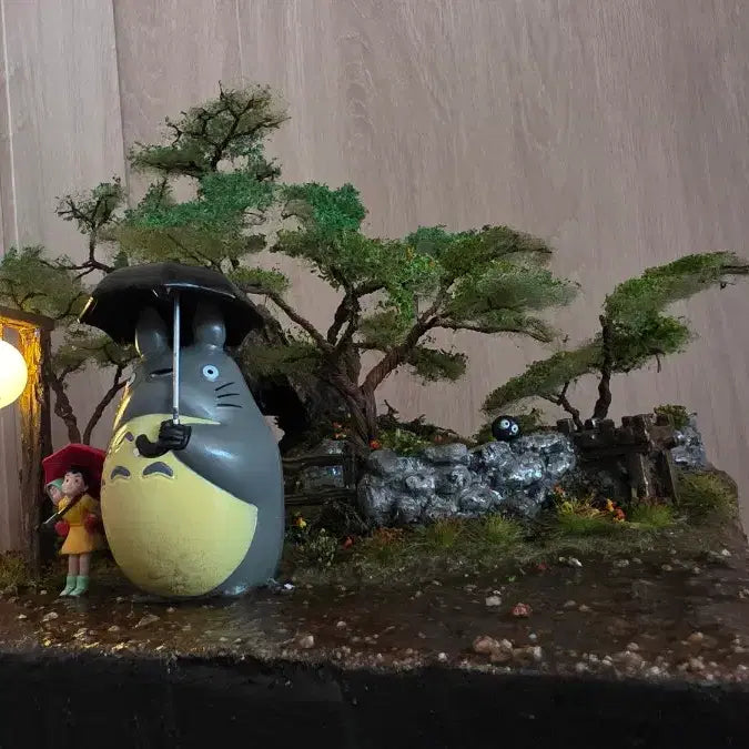 [BUNJANG] My Neighbor Totoro Bus Stop Diorama / 토토로 정류장 디오라마