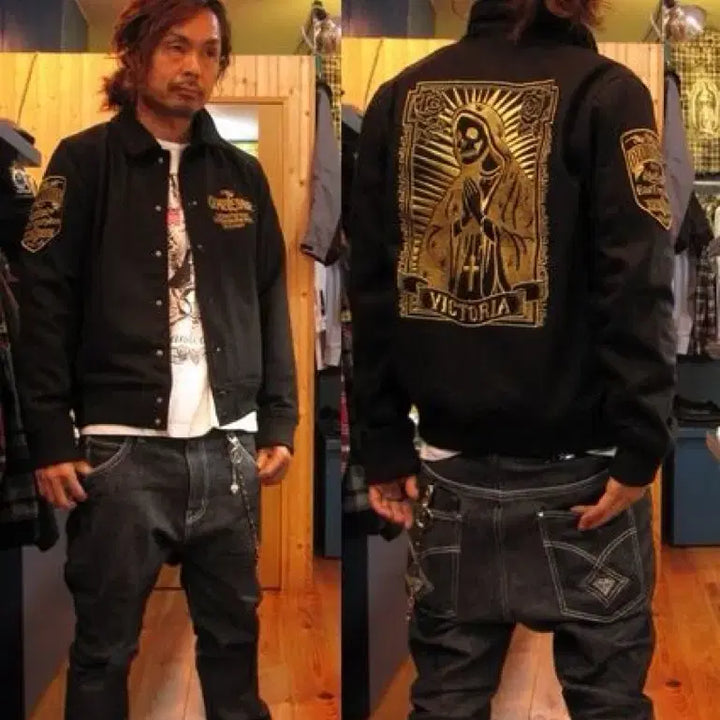 [BUNJANG] ETBX Vintage Rider Jacket / 일본현지 구매 ETBX 브랜드빈티지 라이더 쟈켓