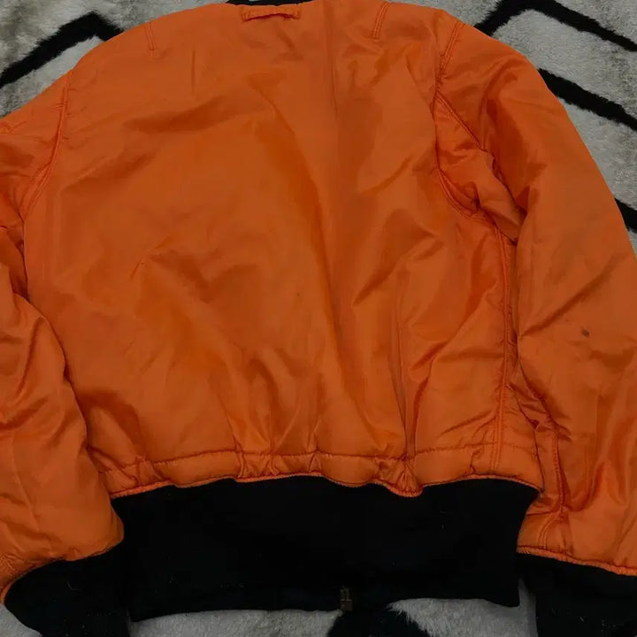 [BUNJANG] Alpha Industries MA-1 Reversible Bomber Jacket / [S]알파인더스트리 Ma-1 양면 항공 점포/블랙오렌지