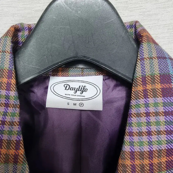 [BUNJANG] Daylife Crop Check Jacket (Women&