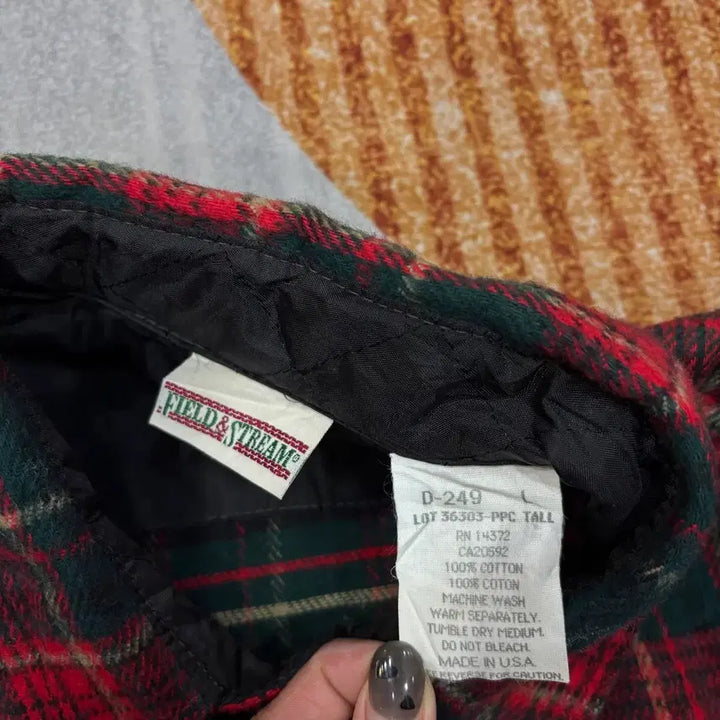 [BUNJANG] Field &amp; Stream Flannel Shirt / 필드앤스트림 플란넬 셔츠 L-XL(ns194 남방