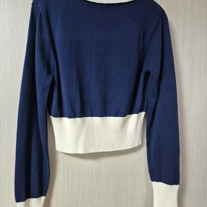 [BUNJANG] Grove Knit Crop Top / 그로브 니트 크롭니트 카라니트
