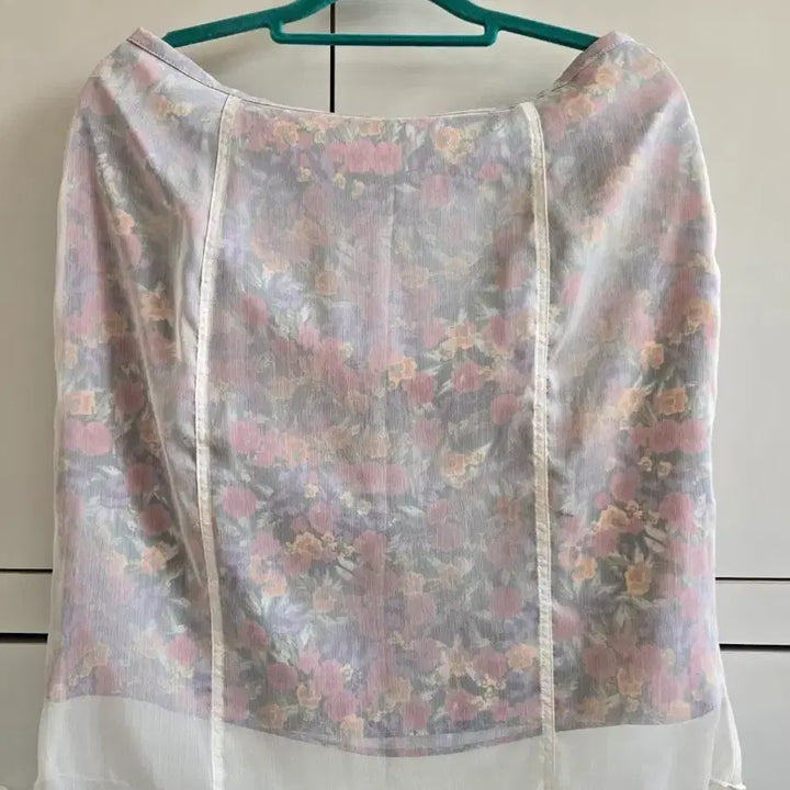 [BUNJANG] Floral Lining Chiffon Skirt / 플라워안감 쉬폰스커트(무료배송)
