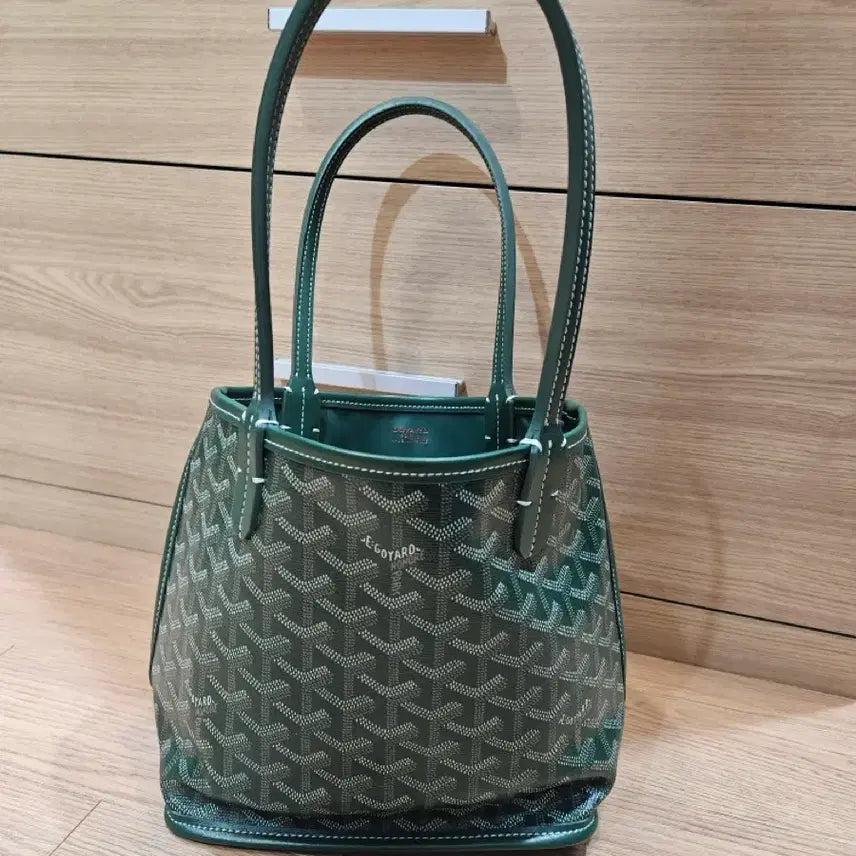 [BUNJANG] Goyard Green Mini Tote Bag / 고야드 그린 미니 토트백