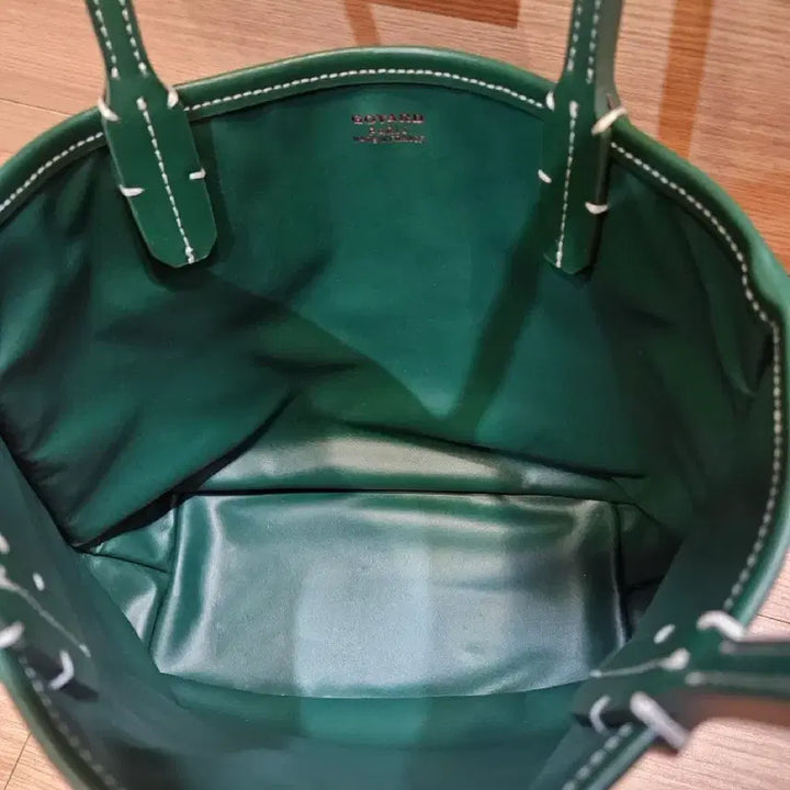 [BUNJANG] Goyard Green Mini Tote Bag / 고야드 그린 미니 토트백