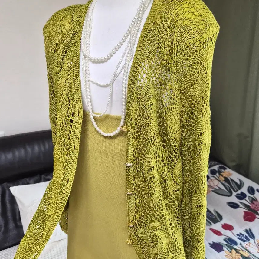 [BUNJANG] Unique Knit Jacket / 세련 유니크 니팅 니트자켓
