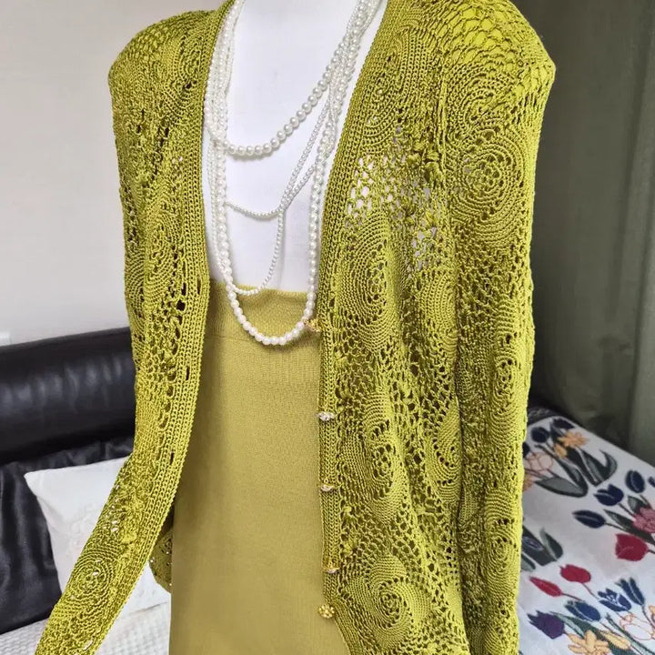 [BUNJANG] Unique Knit Jacket / 세련 유니크 니팅 니트자켓