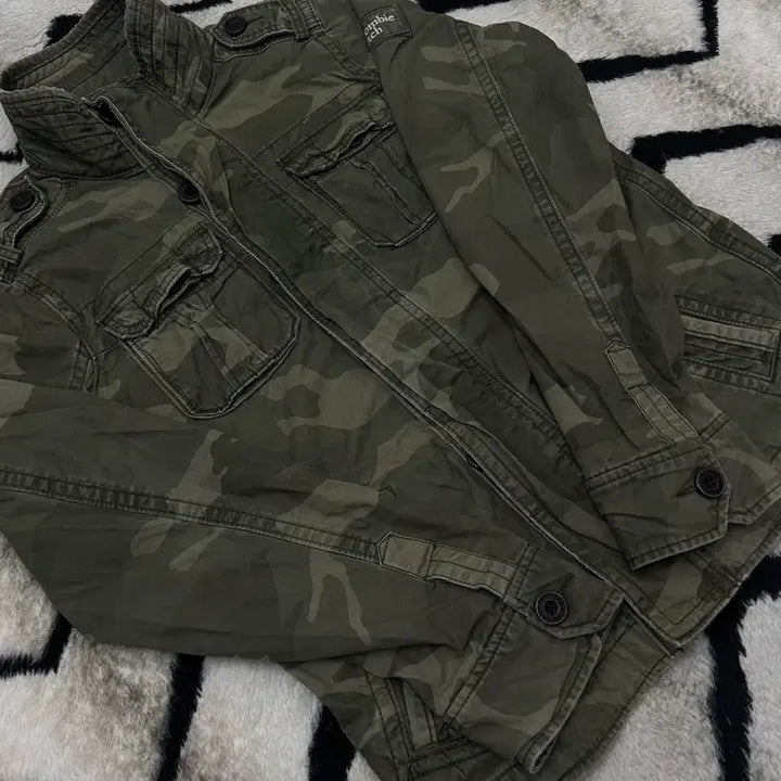 [BUNJANG] Abercrombie Camouflage Field Jacket / [M]아베크롬비 카모플라주 필드 야상자켓