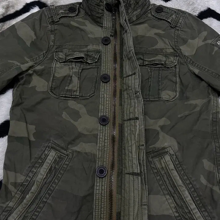 [BUNJANG] Abercrombie Camouflage Field Jacket / [M]아베크롬비 카모플라주 필드 야상자켓