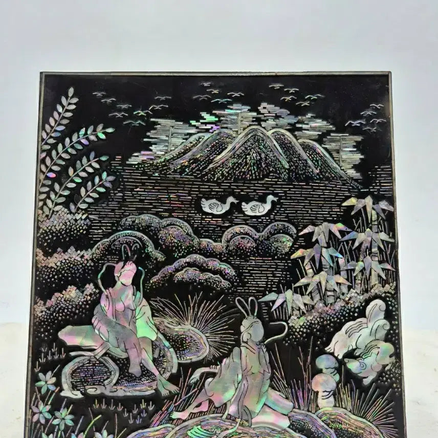 [BUNJANG] Vintage 70s Mother-of-Pearl Inlaid Frame / 70S 빈티지 자개액자 creative reuse Frame 41