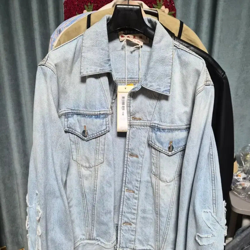 [BUNJANG] Marni Denim Trucker Jacket Size 52 / [52]마르니 데님 트러커