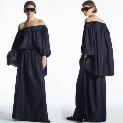 [BUNJANG] COS Gathered Denim Maxi Skirt / 새상품 COS 코스 개더드 데님 맥시 스커트 38