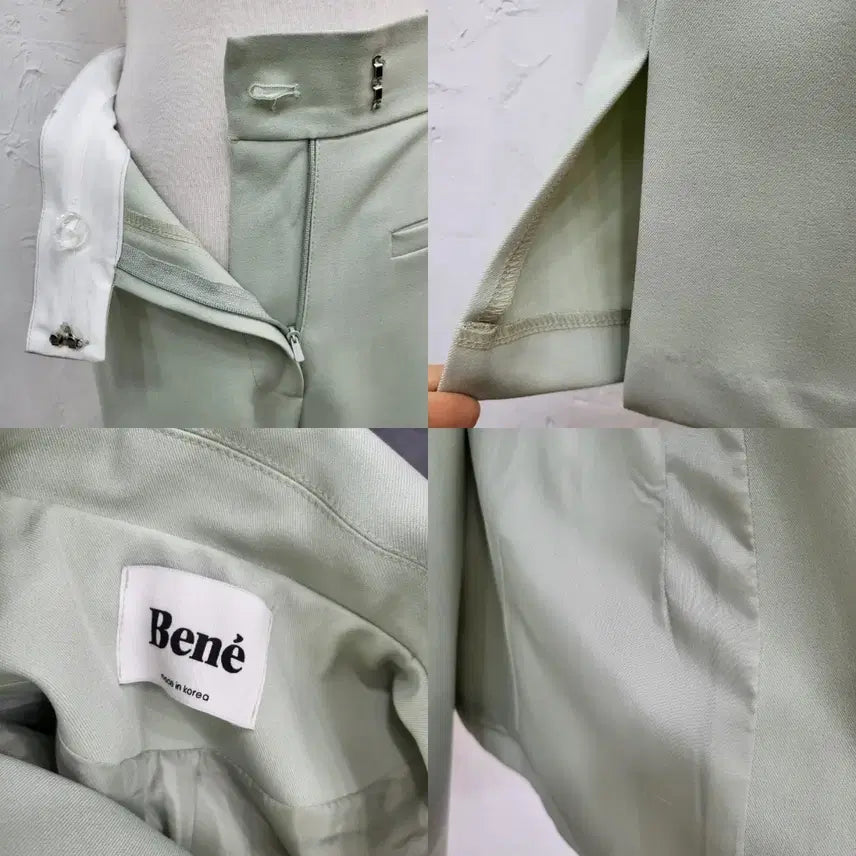 [SOLD OUT] 민트색 부츠컷 정장 세트 S