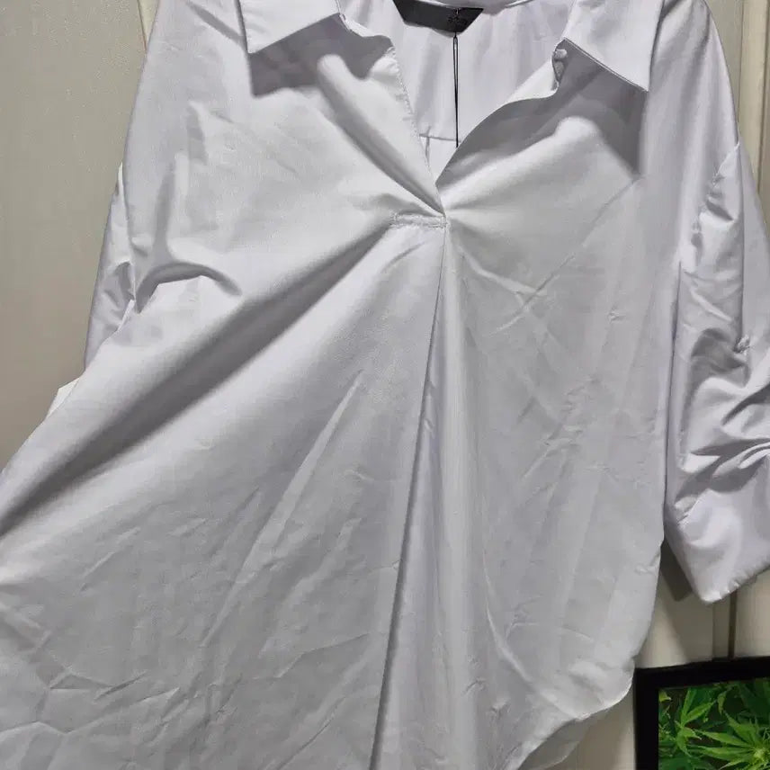 [BUNJANG] VTG White Shirt Blouse / (세일)(새상품)VTG 화이트 셔츠 블라우스