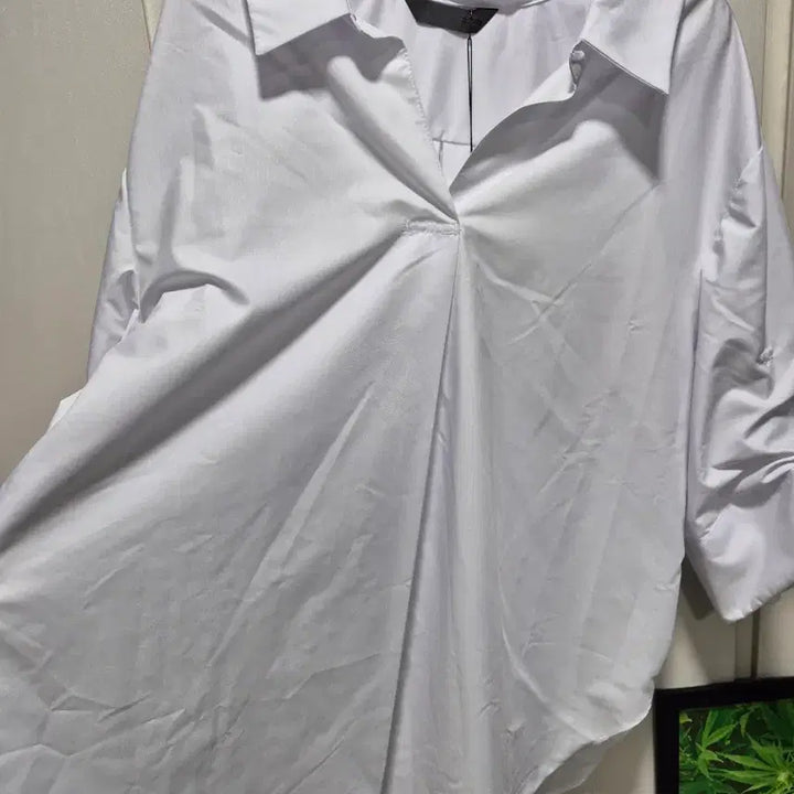 [BUNJANG] VTG White Shirt Blouse / (세일)(새상품)VTG 화이트 셔츠 블라우스