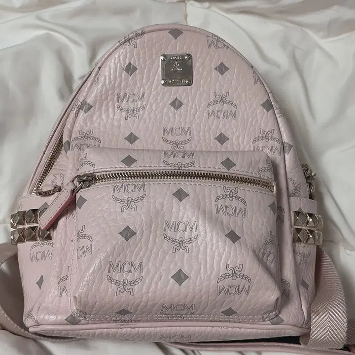 [SOLD OUT] 정품 MCM 백팩 파우더핑크 미니