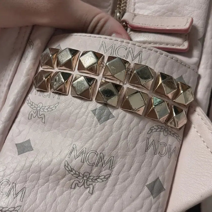[SOLD OUT] 정품 MCM 백팩 파우더핑크 미니