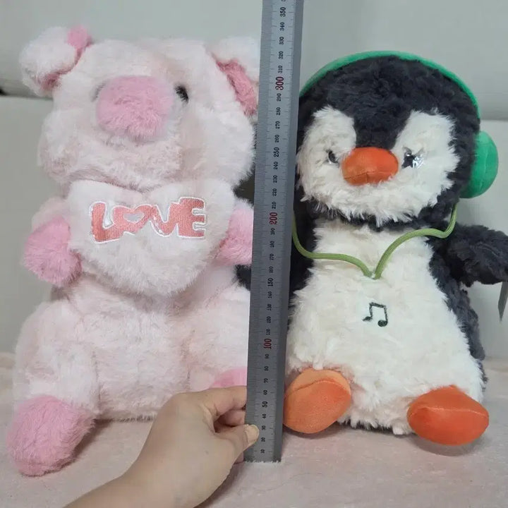 [BUNJANG] Pink Pig and Hip Penguin Plush Set / 핑쿠돼지와 힙펭귄 인형