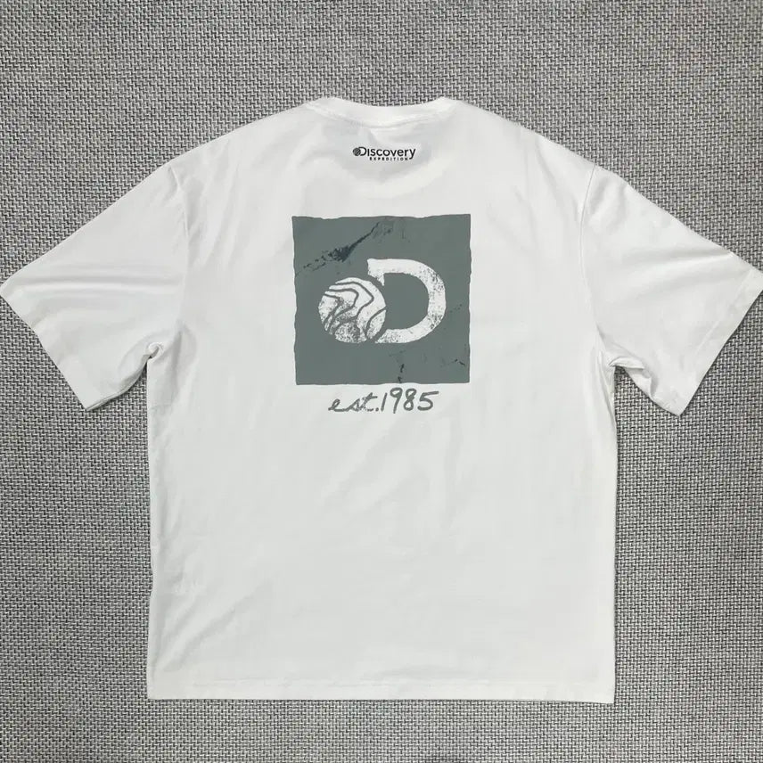 [SOLD OUT] 디스커버리 화이트 반팔 티셔츠