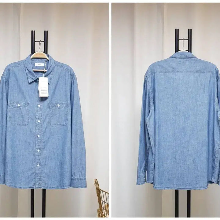 [BUNJANG] Hazzys Denim Shirt XL / [헤지스]정품 남성 데님남방XL새상품(105-110까지)