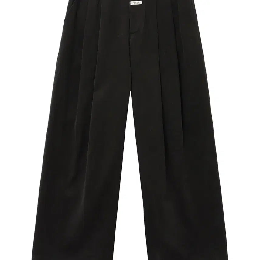 [BUNJANG] Marithe T-shirt Two-Tuck Chino Pants - Black - M / 마리떼 투턱 치노팬츠 블랙 M