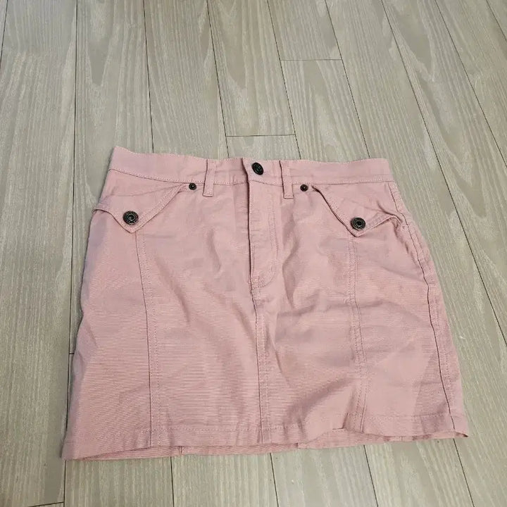 [BUNJANG] Moschino Pink Mini Skirt / 모스키노 핑크 미니스커트