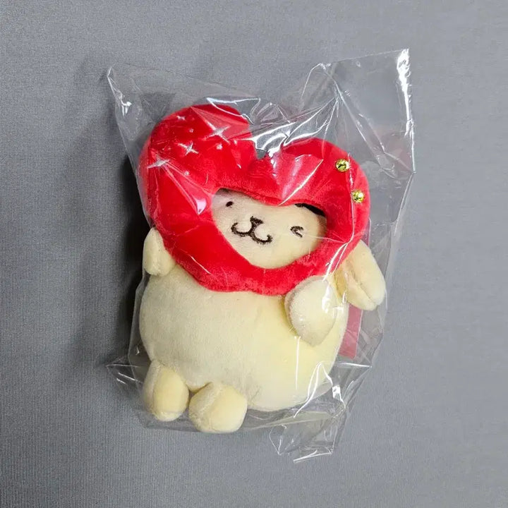 [BUNJANG] Sanrio Pompompurin Heart-Shaped Plush / 희귀 폼폼푸린 하트