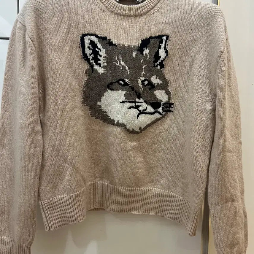 [BUNJANG] Maison Kitsune Big Fox Sweater L / 24fw 메종키츠네 빅폭스스웨터 L 새상품급