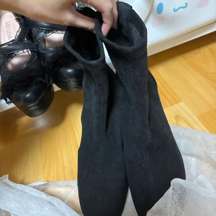 [BUNJANG] Sna-gye Chunky Platform Ankle Boots / 스나계 걸리 통굽 발목 부츠 지뢰계