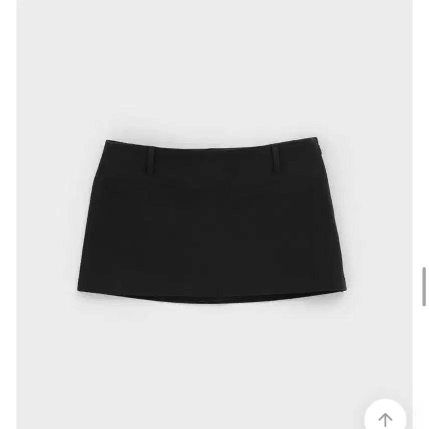 [BUNJANG] Black Up Low Waist Mini Skirt Pants / 블랙업 로우웨이스트 미니 스커트 팬츠