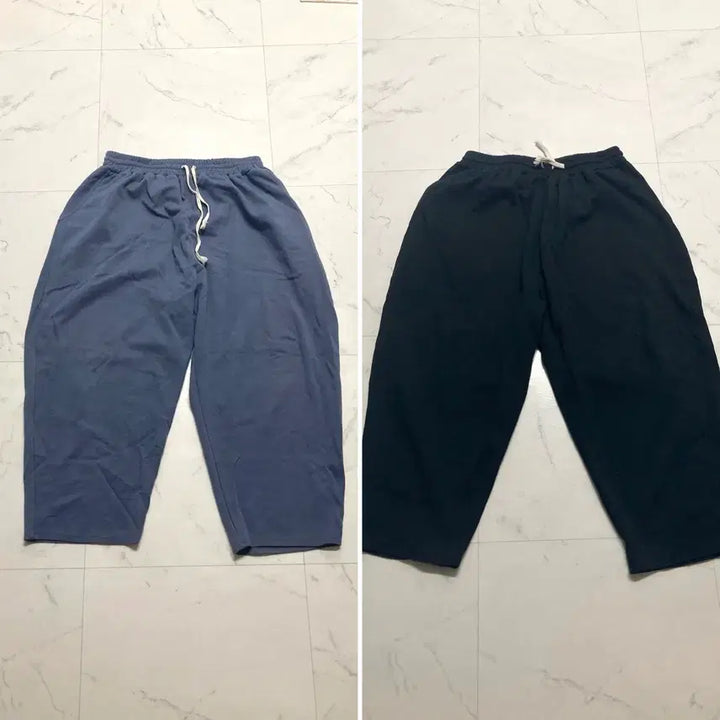[BUNJANG] GRAY Wide Sweat Baggy Pants / GRAY 와이드 스웻 배기 팬츠 2벌 36~