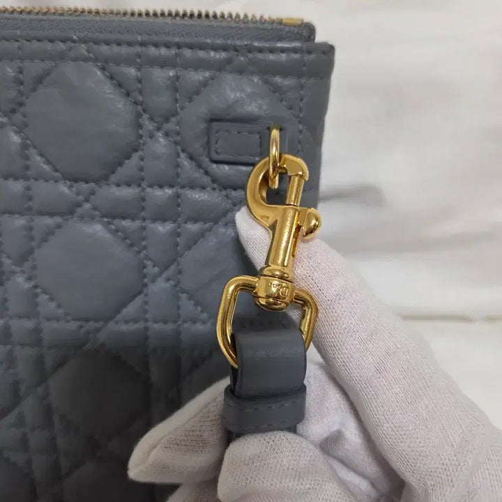 [BUNJANG] Dior Large Caro Daily Pouch - Cloud Blue / ["정품"]디올 라지 디올 카로 데일리 파우치 클라우드 블루 서플