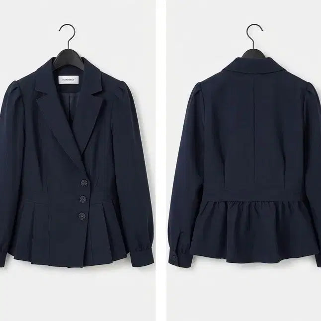 [BUNJANG] Pleated Detail Jacket Blouse / 세일 땡세일 플리츠장식 자켓 블라우스