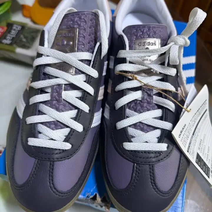 [BUNJANG] Adidas Gazelle Indoor Purple Sneakers / 아디다스 가젤 인도어 퍼플 운동화