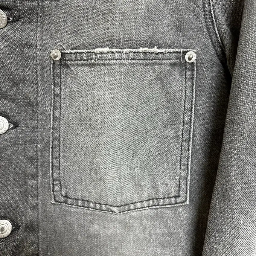 [BUNJANG] Helmut Lang 90s First Generation Black Denim Jacket Size 48 / 90s 헬무트랭 1세대 흑청 자켓 48사이즈