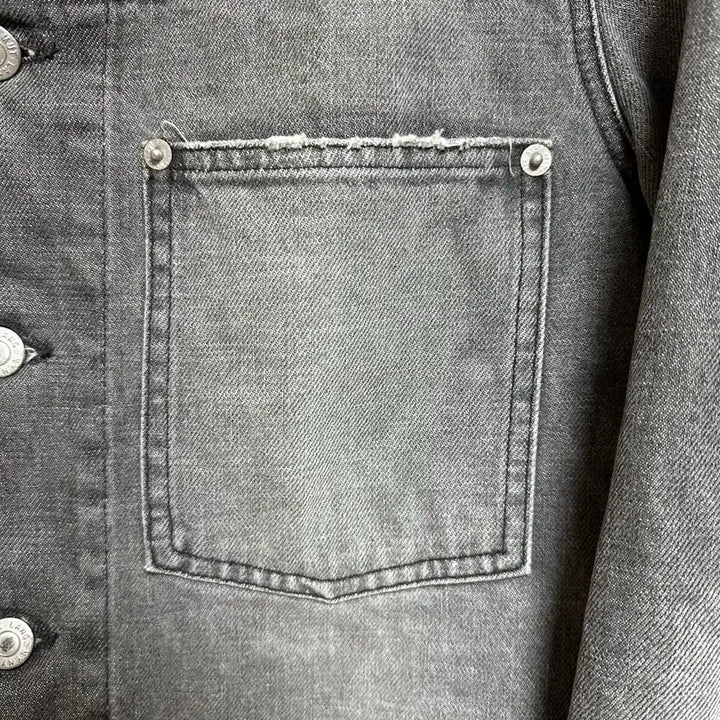 [BUNJANG] Helmut Lang 90s First Generation Black Denim Jacket Size 48 / 90s 헬무트랭 1세대 흑청 자켓 48사이즈