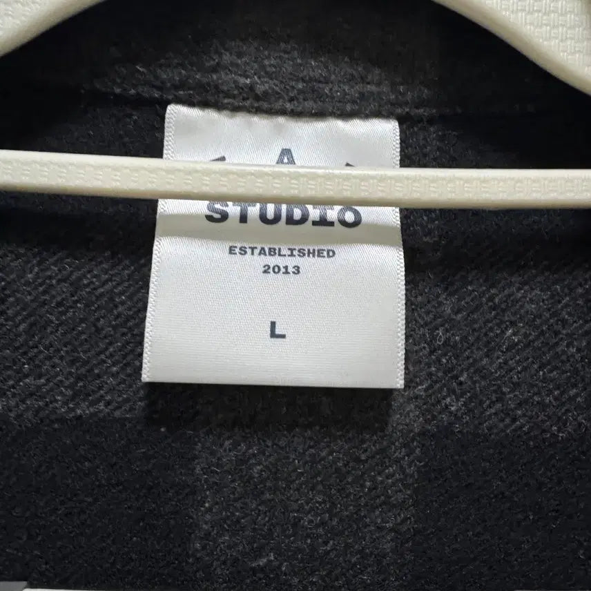 [BUNJANG] IAPP Studio Gingham Check Shirt Black L / 아이앱스튜디오 깅엄 체크셔츠 블랙 L