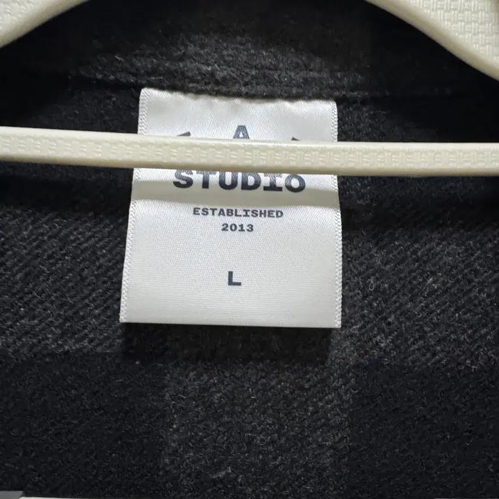 [BUNJANG] IAPP Studio Gingham Check Shirt Black L / 아이앱스튜디오 깅엄 체크셔츠 블랙 L