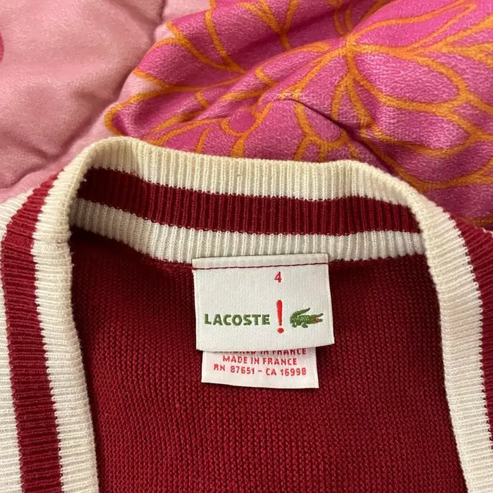 [SOLD OUT] 라코스테 가디건