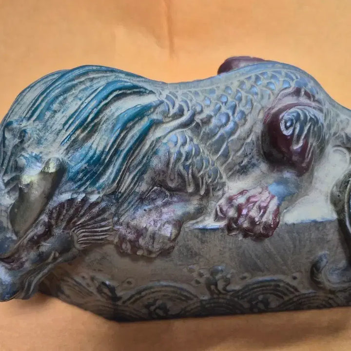 [BUNJANG] Joseon Dynasty Basalt Stone Sculpture / 송대 자사석 비슈  조각상 2.43kg 2개 일괄