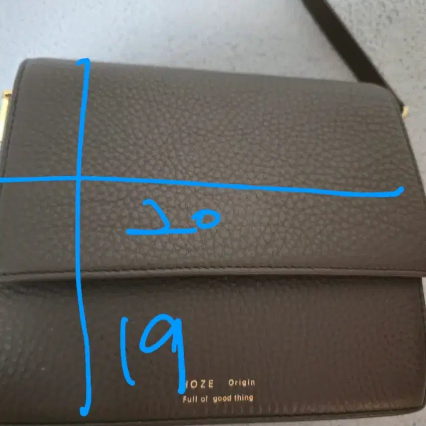 [BUNJANG] HOZE Origin Crossbody Bag Brown / HOZE 호제 가방 Origin 크로스백 브라운