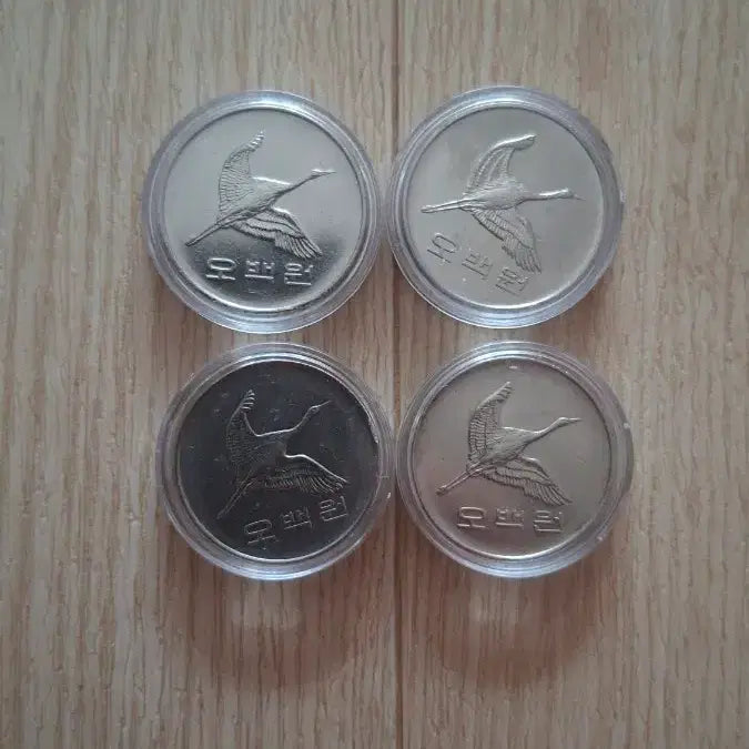 [BUNJANG] Korean 500 Won Commemorative Coins (4 Pieces) Bundle Set / 오백원 기념주화 4개.미사용제 일괄판매