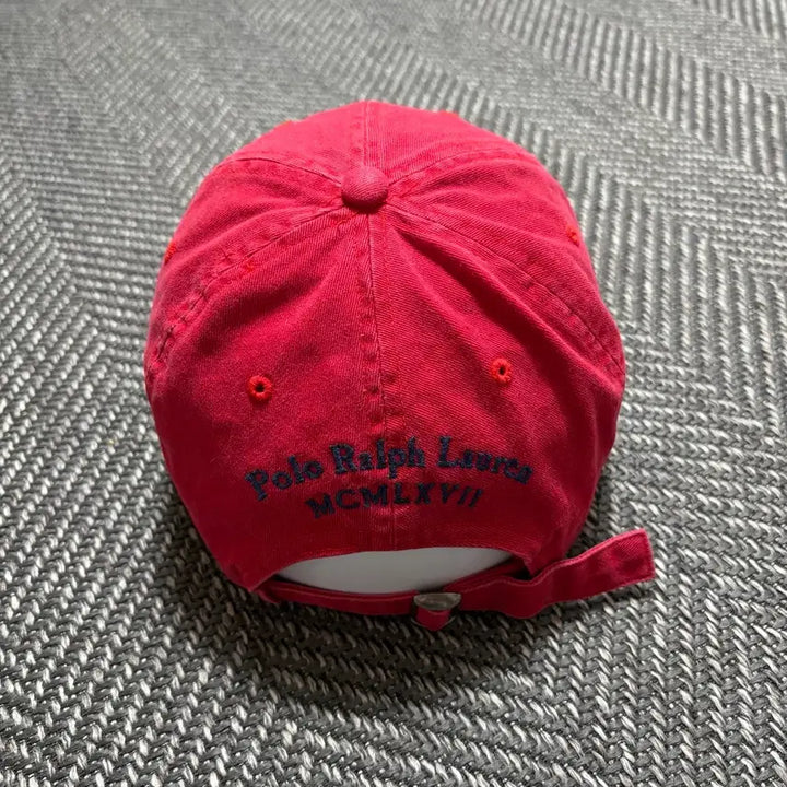 [SOLD OUT] 폴로랄프로렌 레드 볼캡(OS)