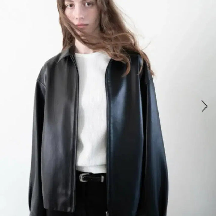 [BUNJANG] le917 Simone Vegan Leather Jacket / 르917 le917 시모네 비건 레더 자켓