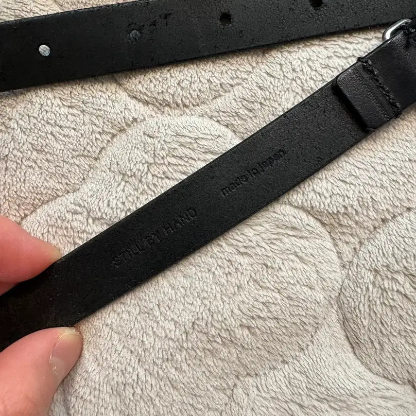 [BUNJANG] Still By Hand 18mm Leather Belt / [FREE] 스틸바이핸드 18MM 벨트
