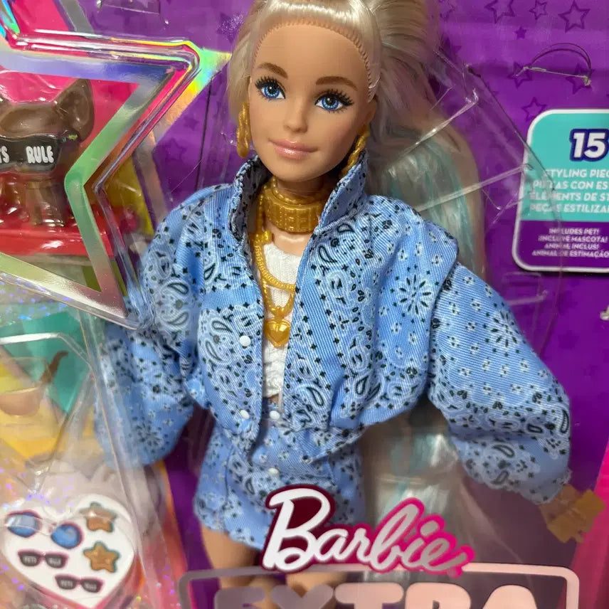 [BUNJANG] Barbie Extra Blue Doll / 엑스트라 블루 바비 인형