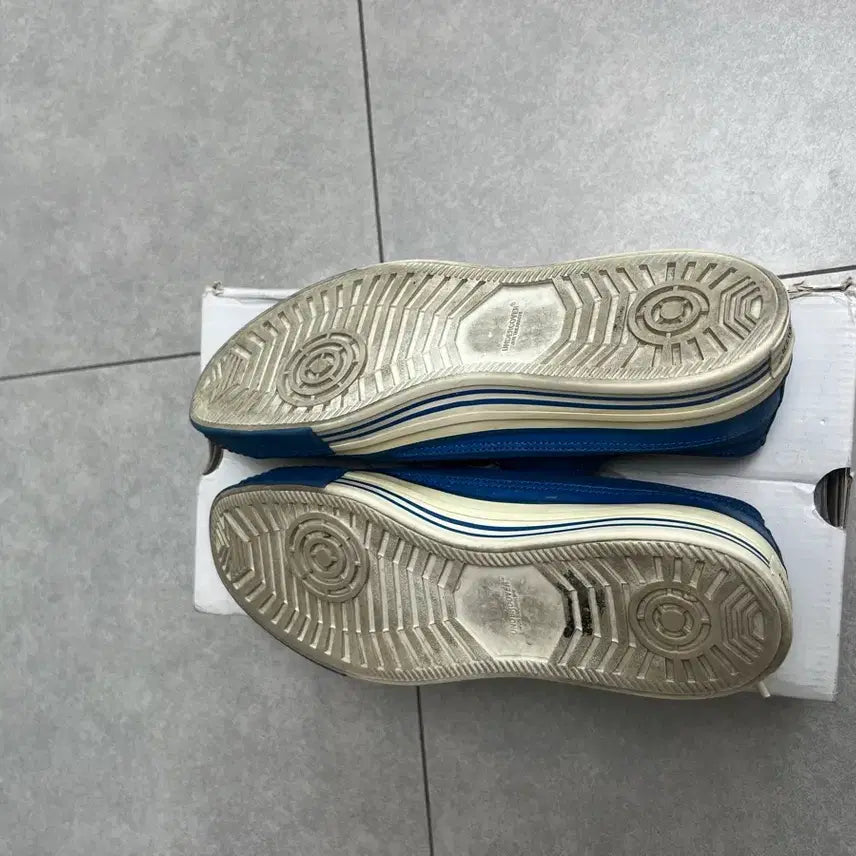 [BUNJANG] Undercover Canvas Sneakers Blue (260) / 언더커버 캔버스 스니커즈 블루 S(260)