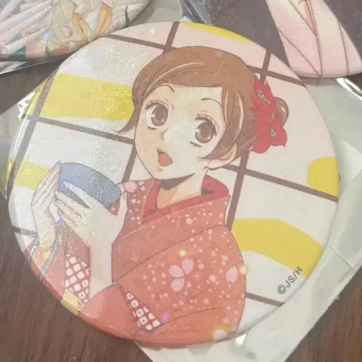 [SOLD OUT] 오부신 오늘부터 신령님 홀로그램 대왕 핀뱃지 나나미